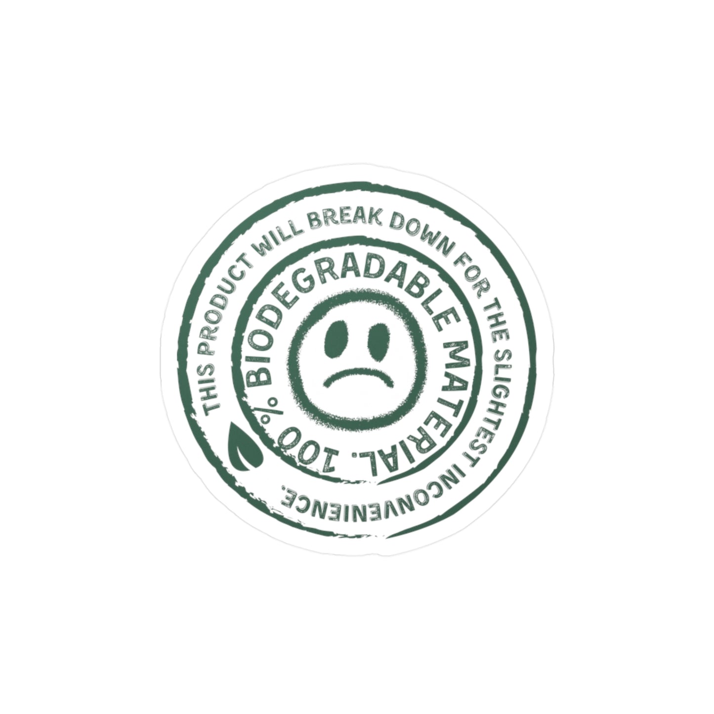 Biodegradable Vinyl Decal