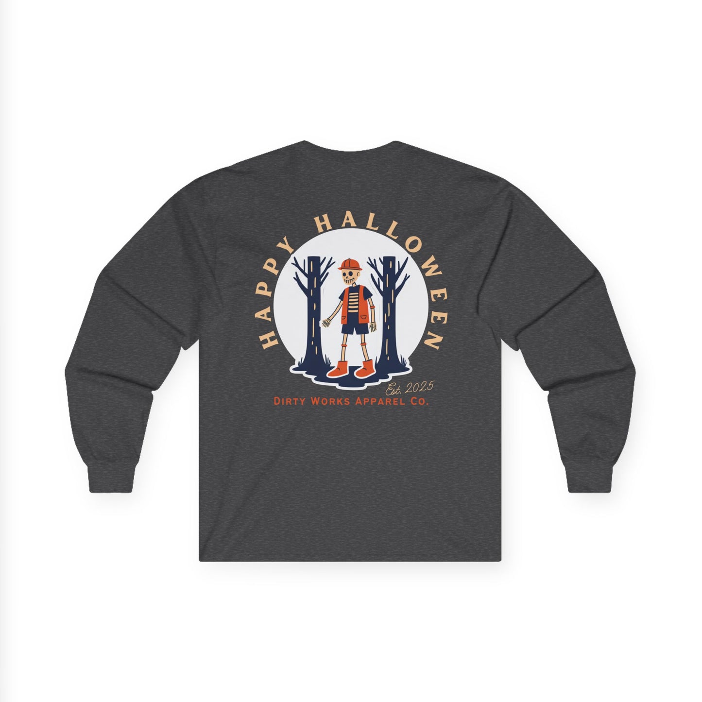 Dirty Works Apparel Halloween Long Sleeve Tee