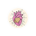 Buried in the Heart Vinyl Decal