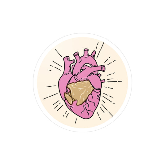 Buried in the Heart Vinyl Decal