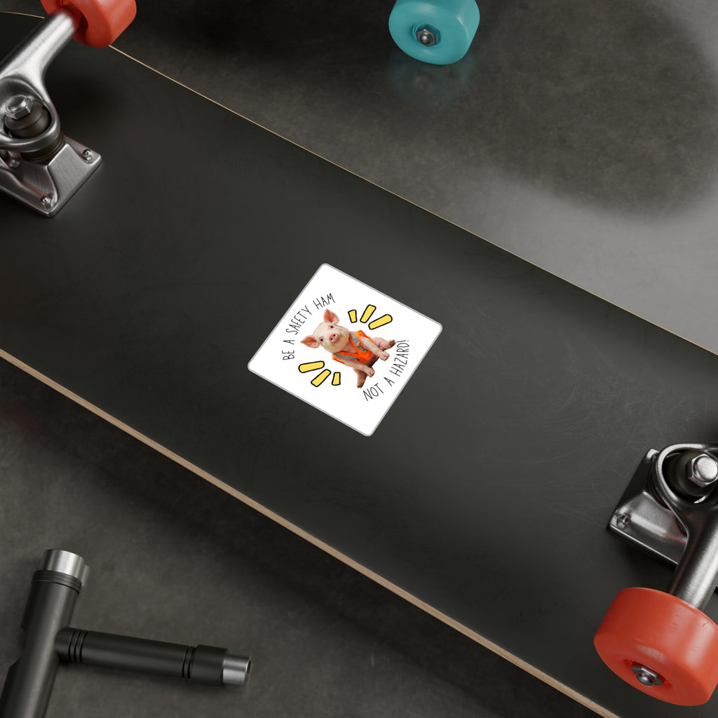 Safety Ham Vinyl Decal