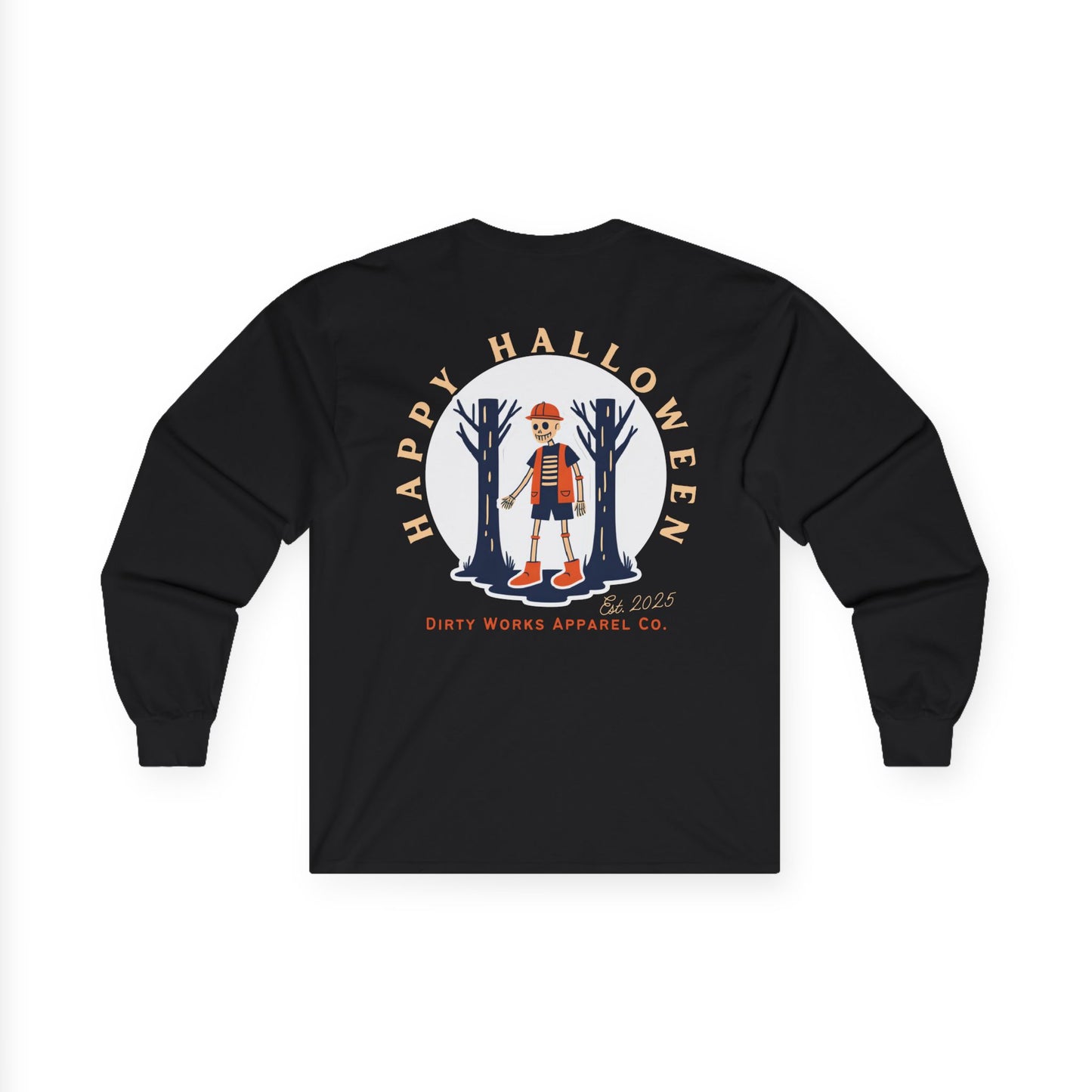 Dirty Works Apparel Halloween Long Sleeve Tee