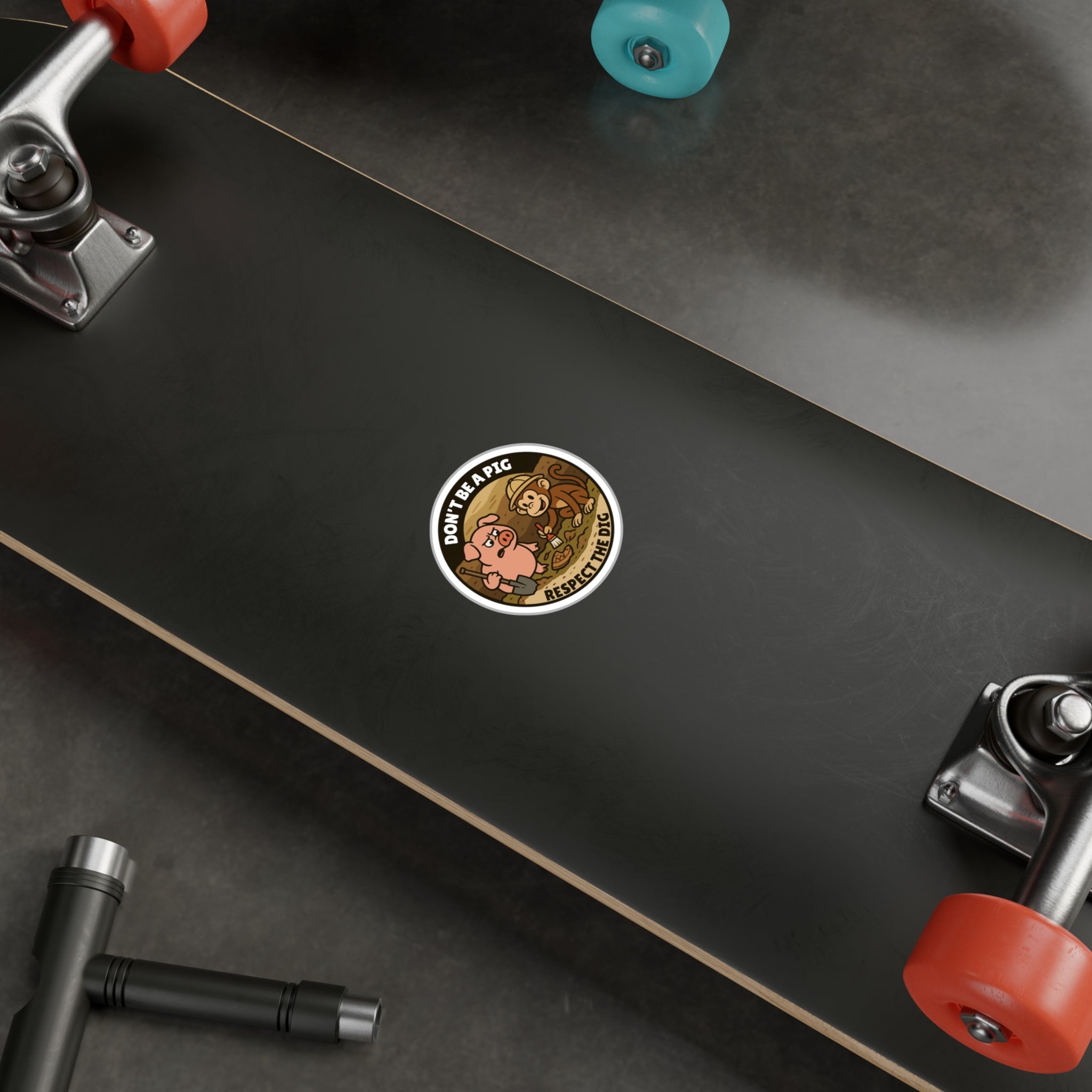 Respect the Dig Vinyl Decal