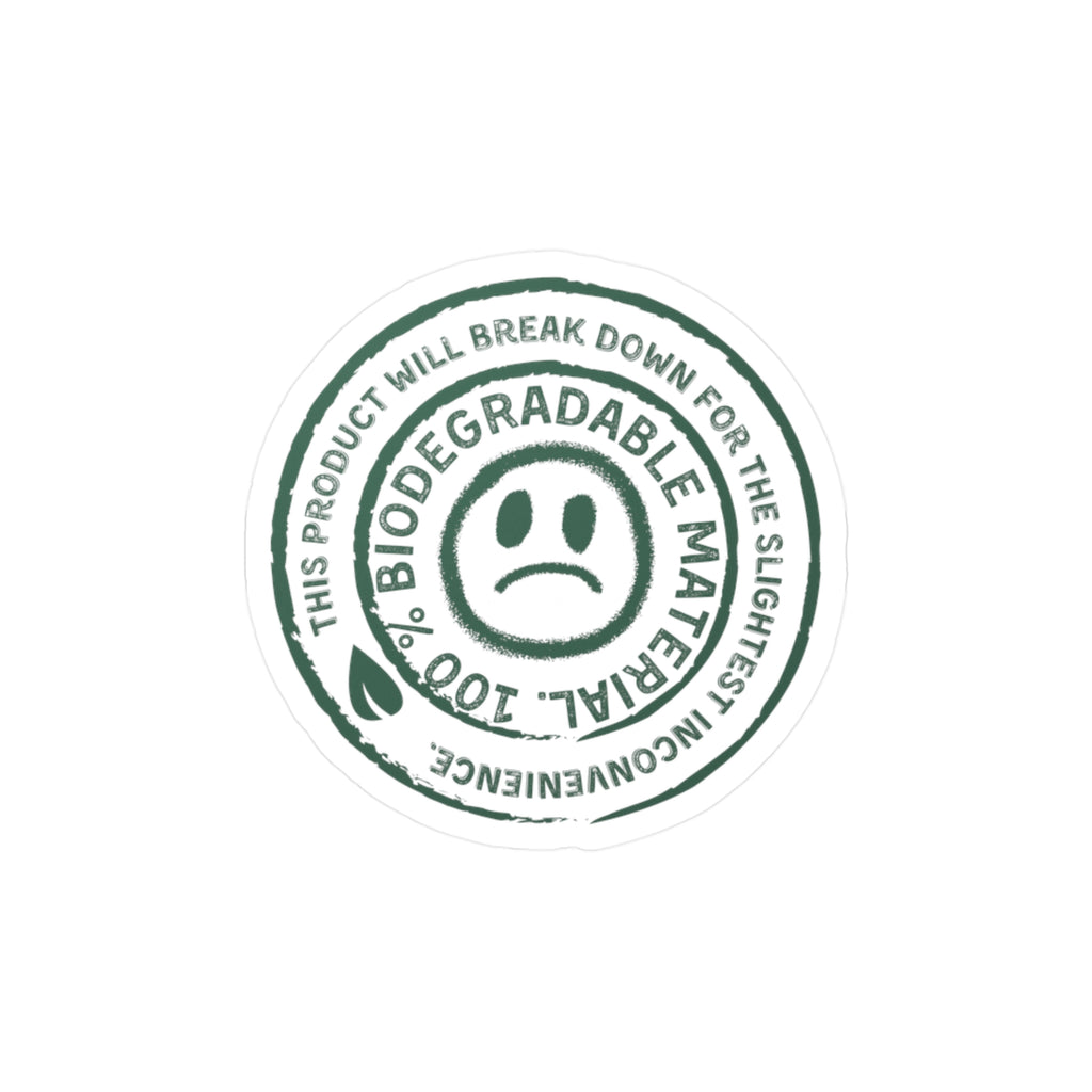 Biodegradable Vinyl Decal