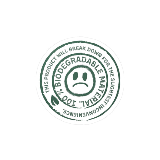 Biodegradable Vinyl Decal