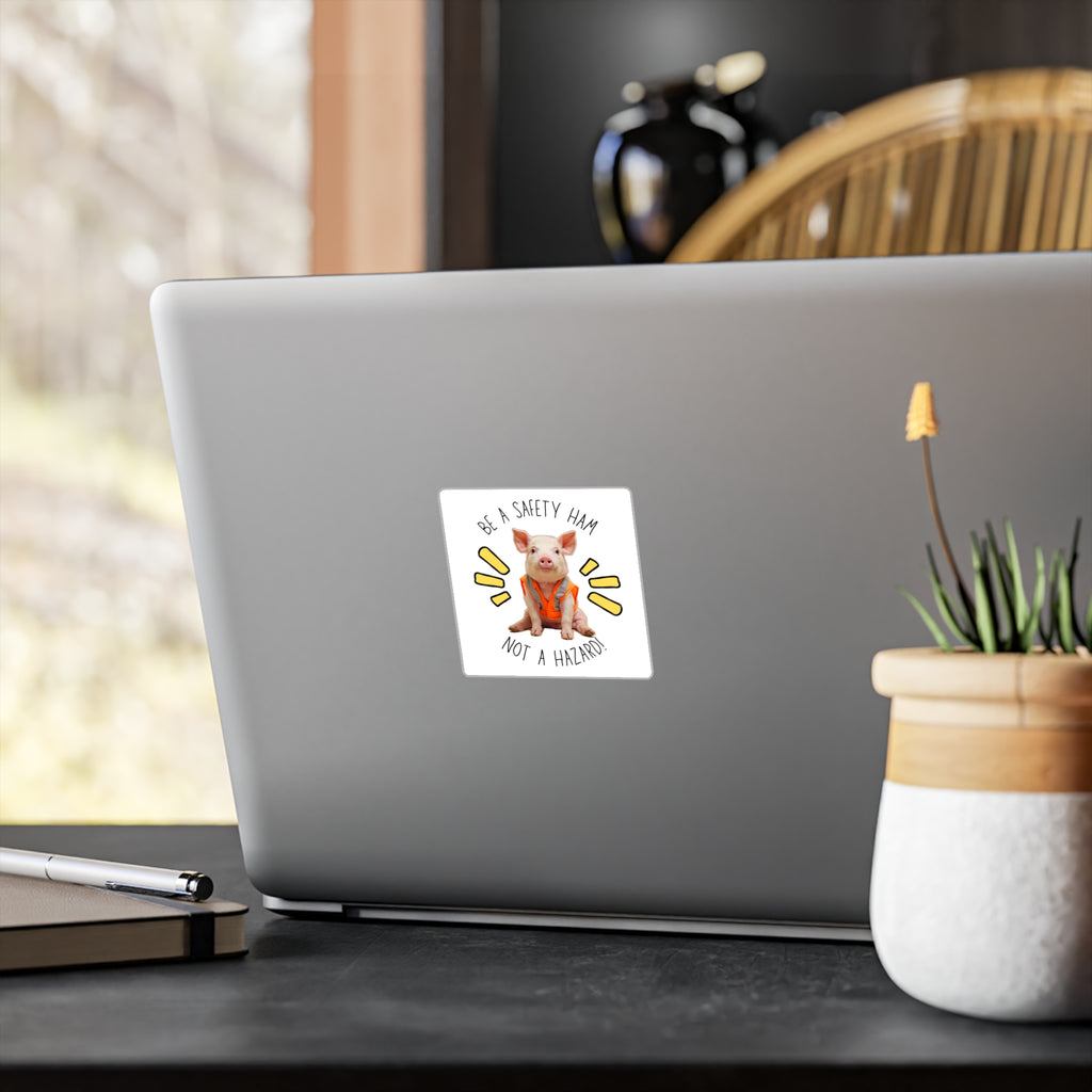 Safety Ham Vinyl Decal